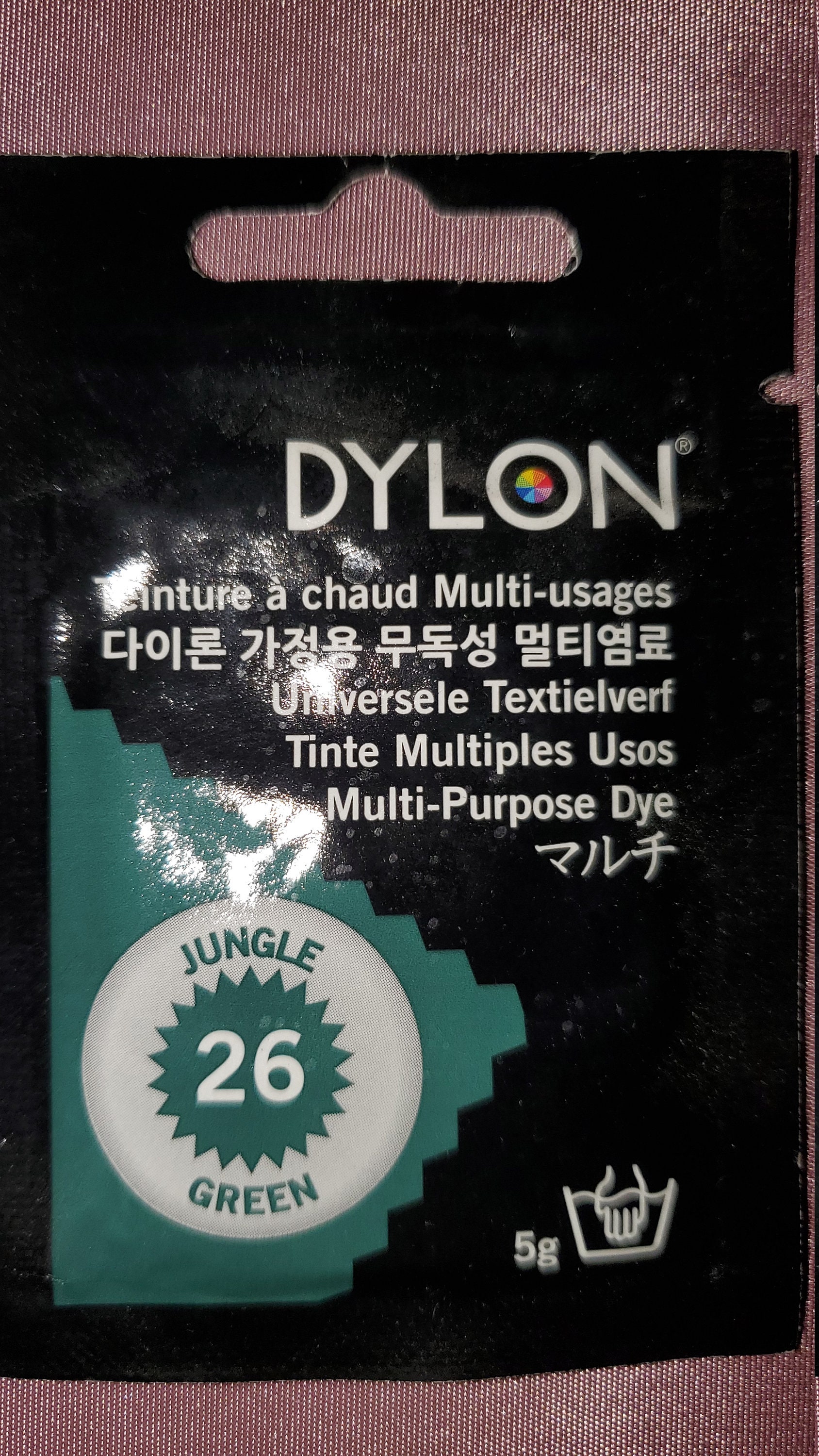Dylon Fabric Dye All Purposes. 5gram Etsy Canada
