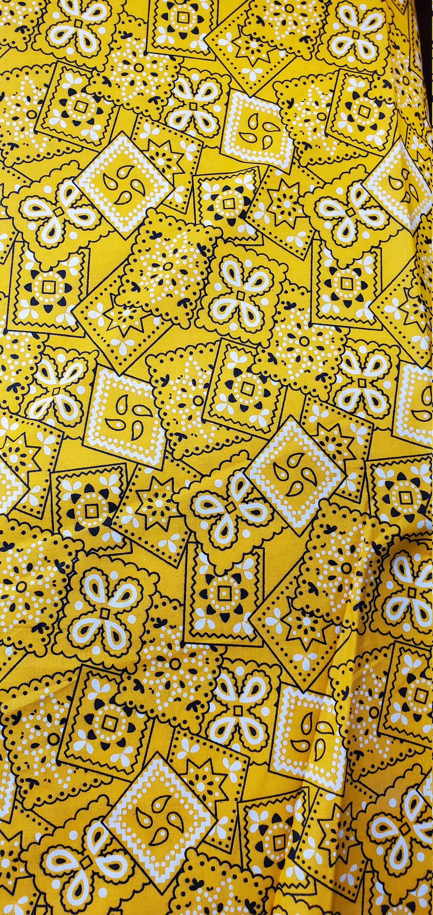 100 Cotton Bandana Fabric Etsy Canada