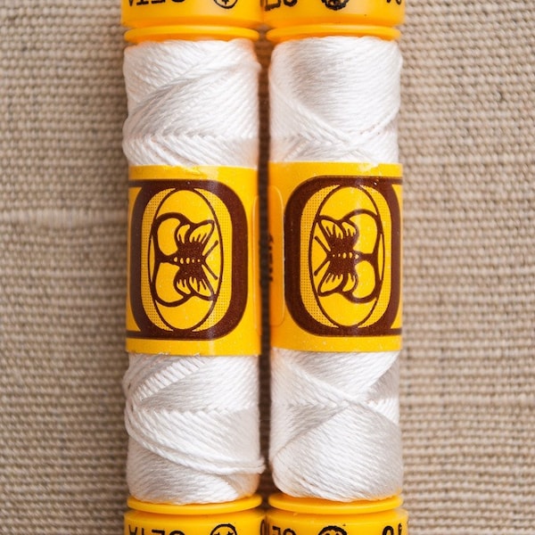 Seta Bozolo 24 wt Silk Thread - Véritable fil de broderie en soie italienne.