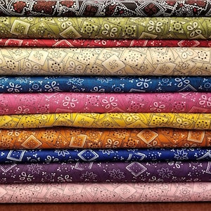 Bandana fabric 100% cotton