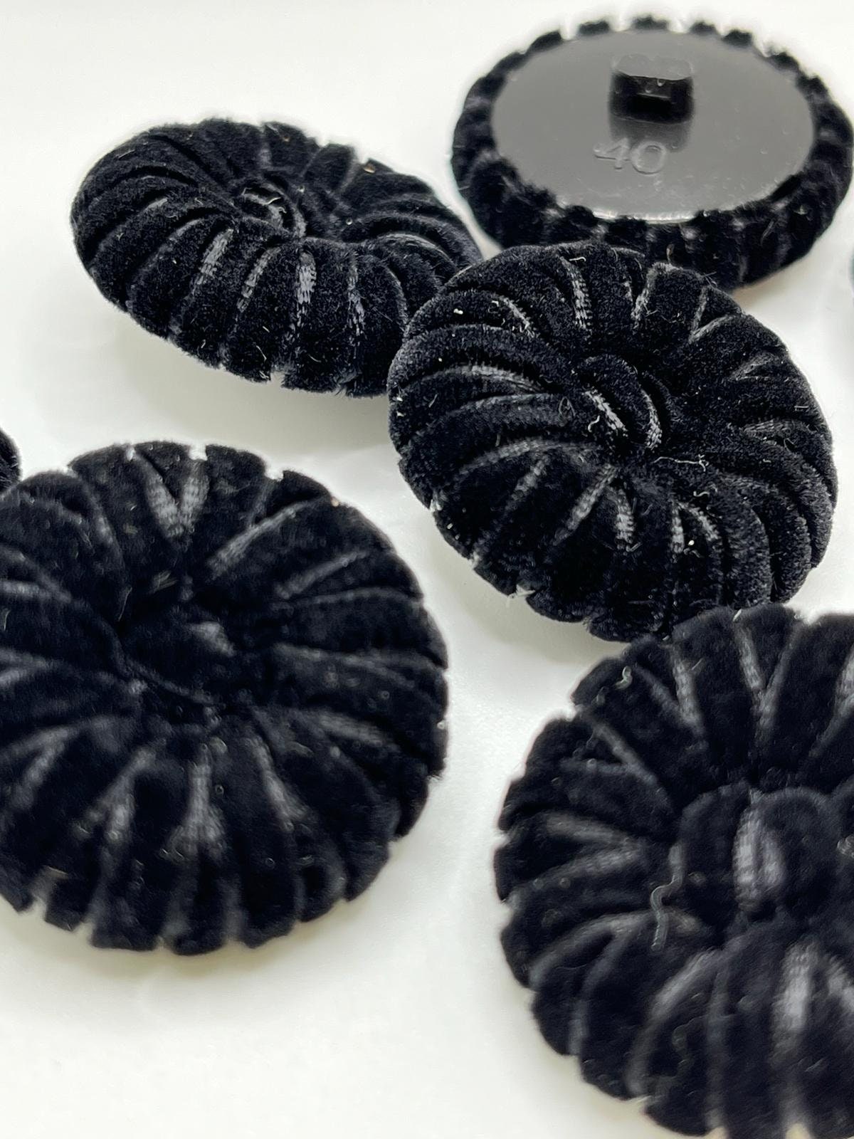 Fabric Covered Velvet Braided Buttons - Etsy