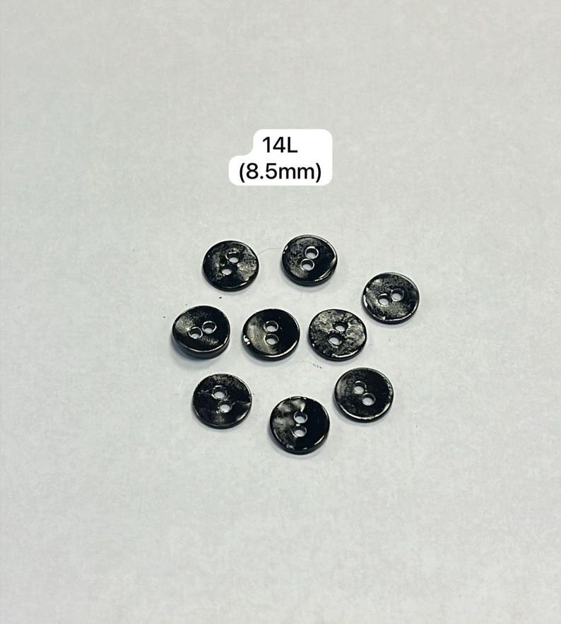 Black Shell Buttons - Etsy