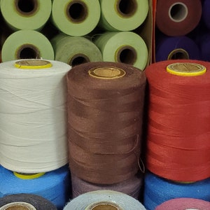 Wholesale 8000 Yards 20s/4 100% Polyester Spun Yarn Bobbin Hilo