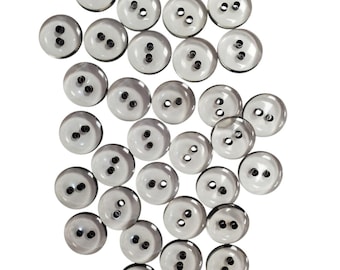 Transparent 2-hole buttons-14mm