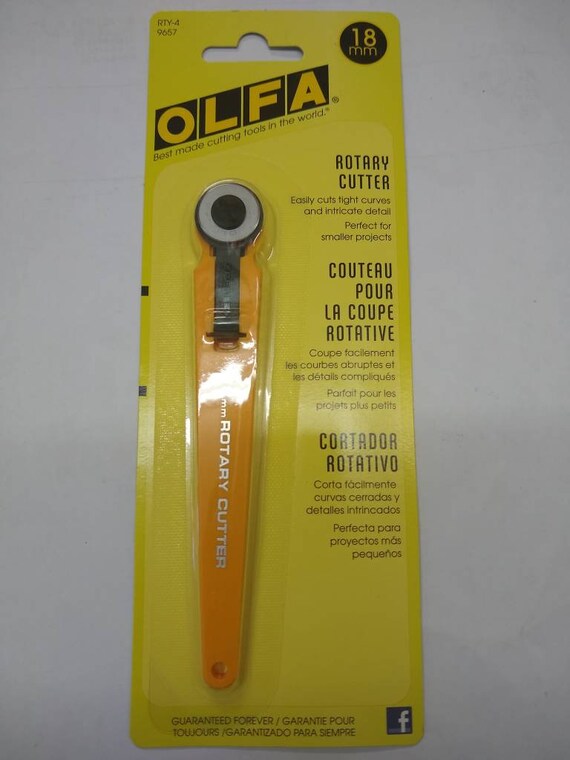 OLFA Rotary CUTTER and Blades Olfa 45mm Rotary Cutter and 4 Extra Olfa  Rotary Blades 