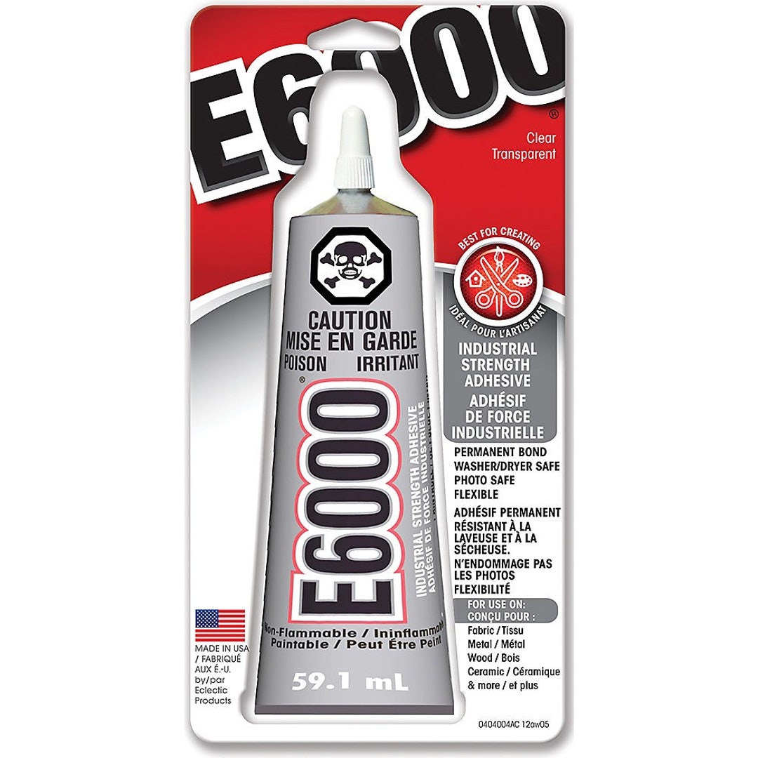 E6000 Industrial Strength Adhesive Permanent Bond Glue From USA 59.1ml 