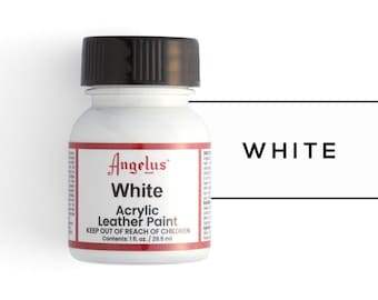 White Acrylic leather paint