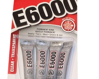 E6000 Permanent Bond Glue: Tiny Tube (0.18 fl oz)