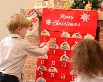 Personalisierter Adventskalender 2024: Countdown bis Weihnachten und Dekoration für Kinder und die ganze Familie