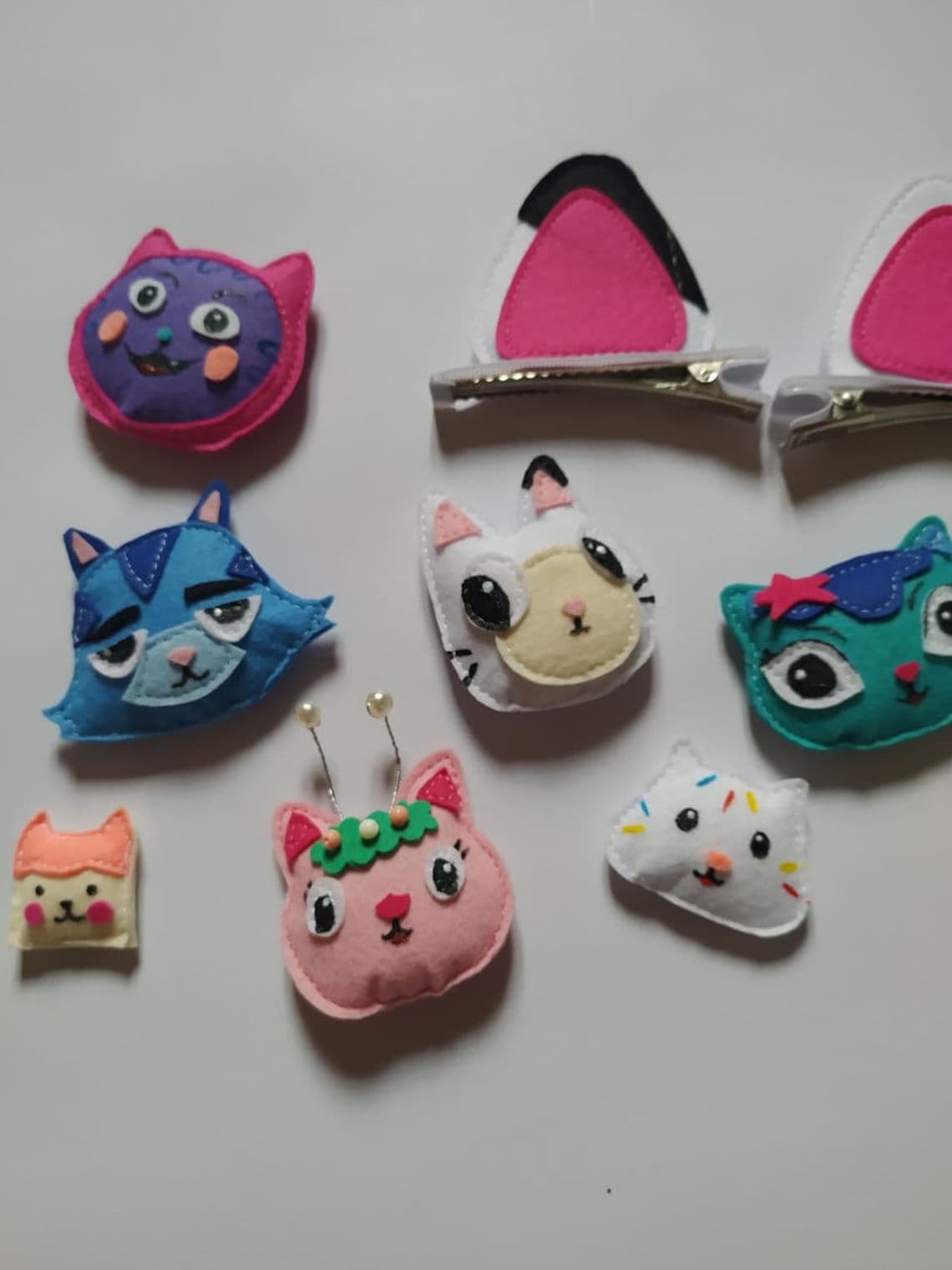 Dollhouse catWhite ears gabby dollhouse hair accessories Etsy