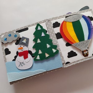 quiet book silent Montessori Book & Toys for Baby Felt Cotton Fine Motor Education Book Soft Reusable Felt Books for Children