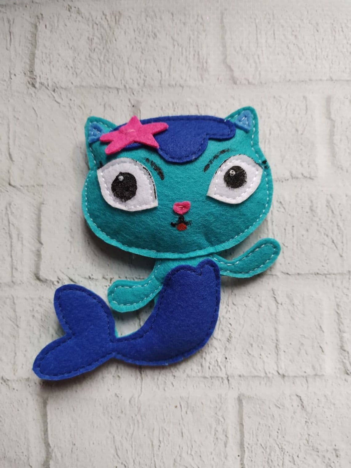 Gabby dollhouse set 9 heroesPillow Cat DJ Catnip Mercat Etsy