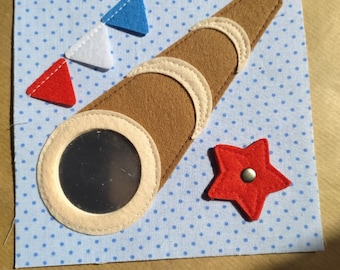 Felt Quiet Book: Montessori Baby Activity Book, Custom 1st Birthday Gift