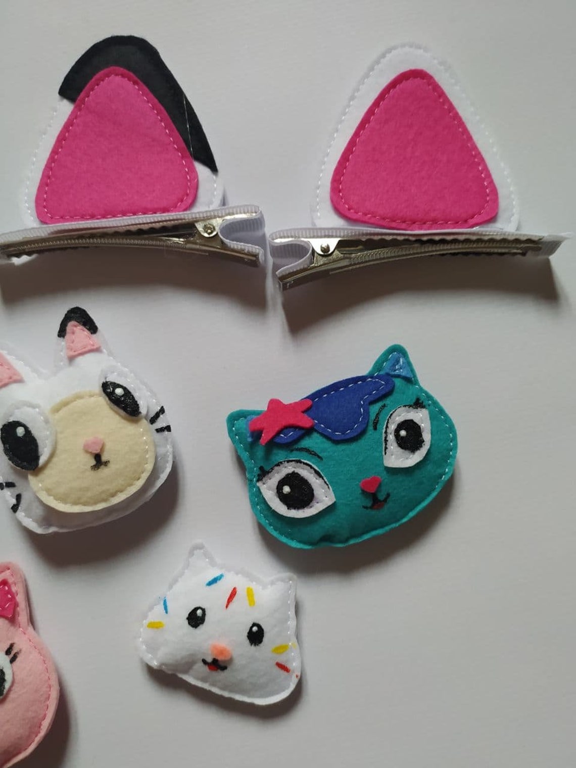 Dollhouse catWhite ears gabby dollhouse hair accessories Etsy