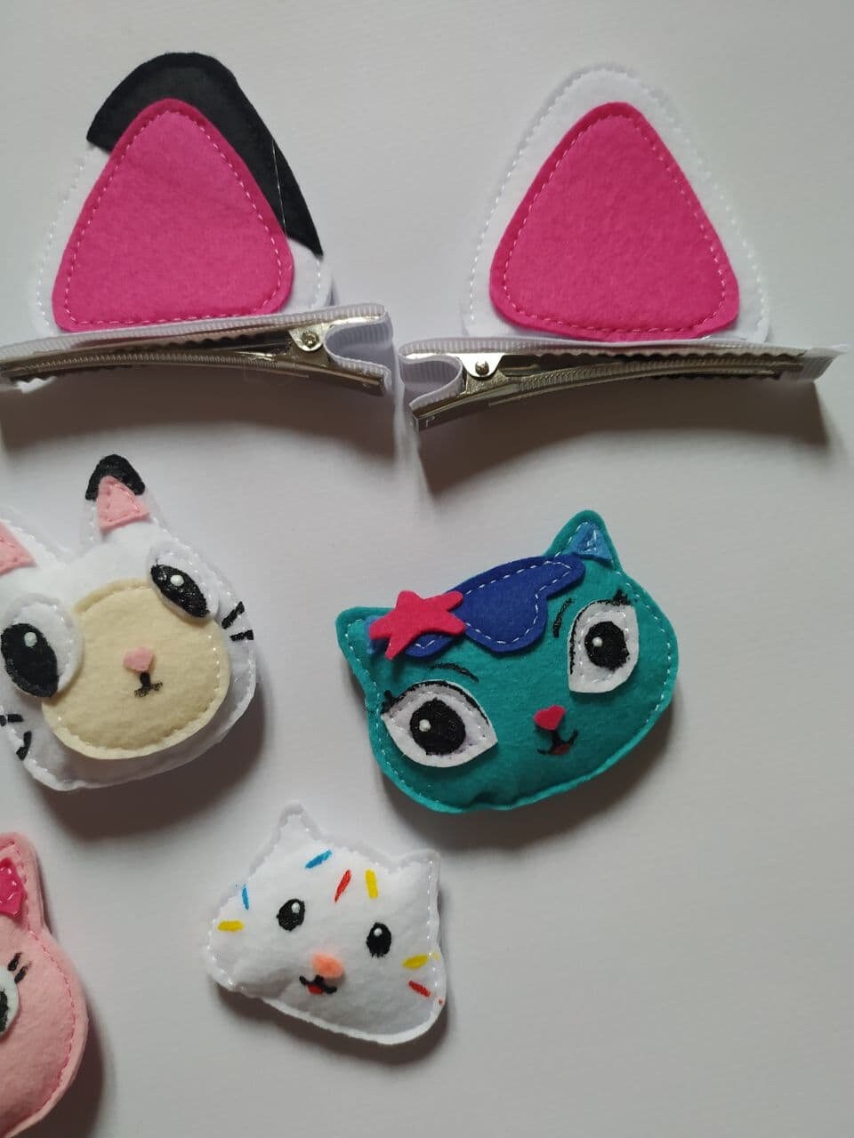 Dollhouse catWhite ears gabby dollhouse hair accessories Etsy