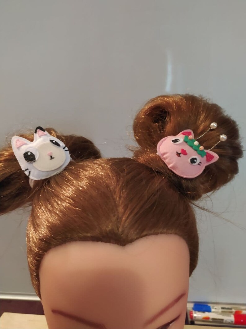 Dollhouse Catwhite Ears Gabby Dollhouse Hair Accessories Etsy