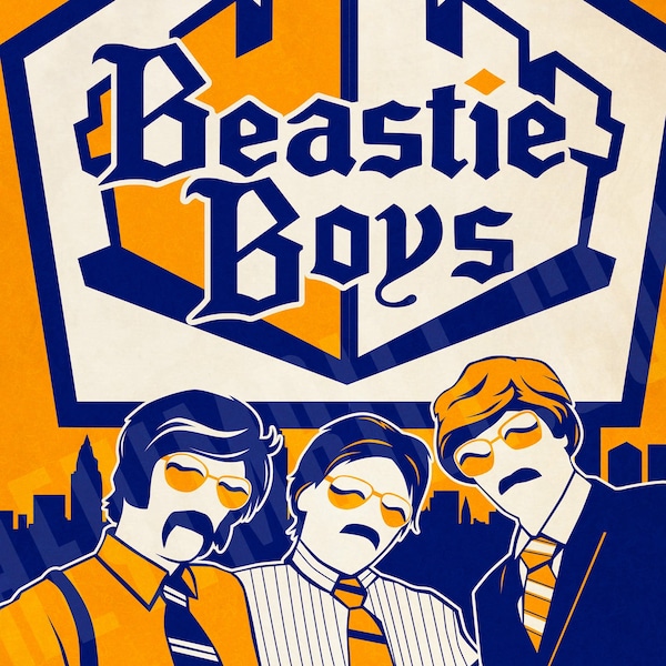 Beastie Boys "Castle" 13x19 concert poster print - rap, hip-hop, MCA, Mike D, Adrock