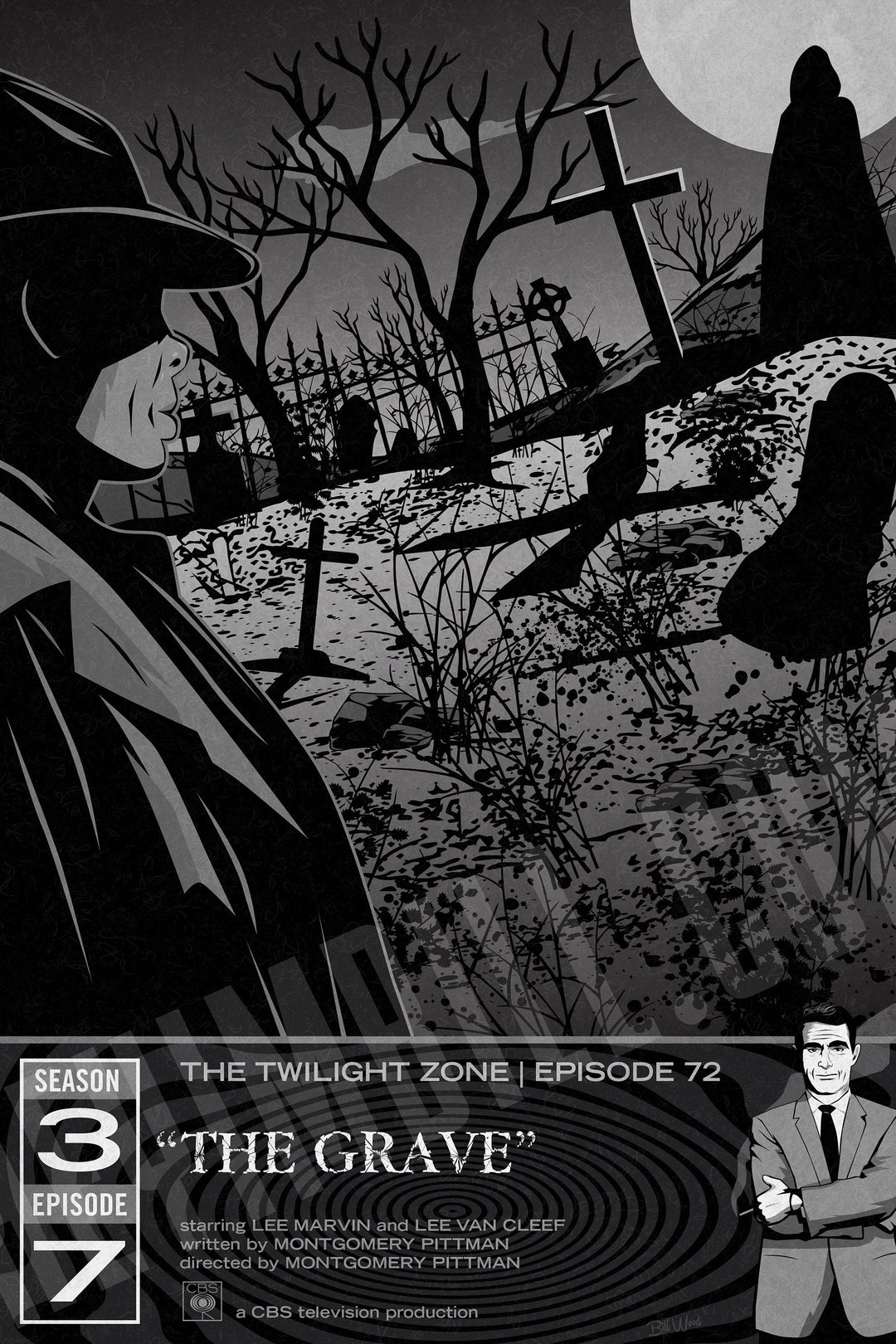 Twilight Zone the Grave 13x19 Poster Etsy