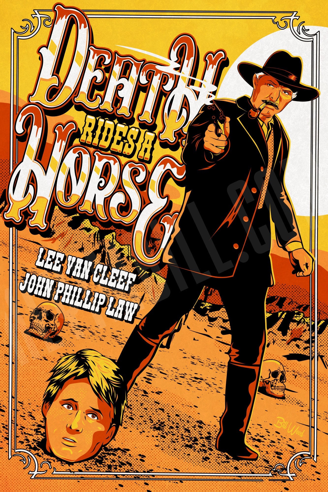 Death Rides A Horse Poster