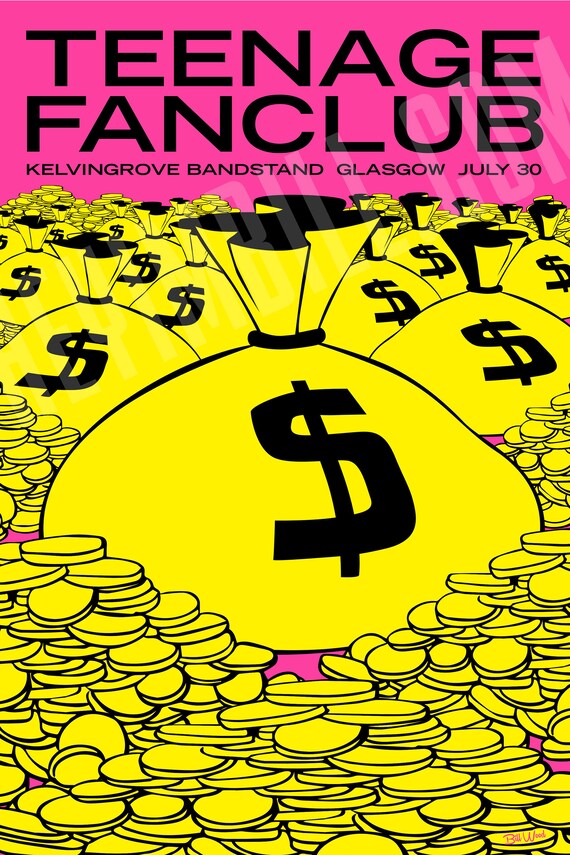 非売品TEENAGE FANCLUB Bandwagonesque ポスター