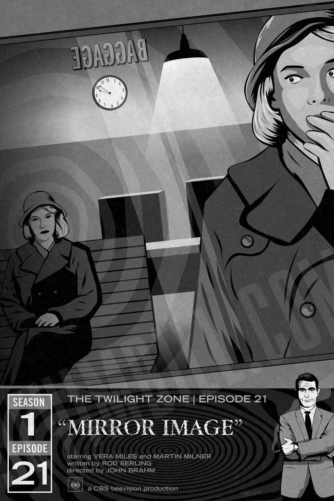 Twilight Zone mirror Image 13x19 Poster Etsy
