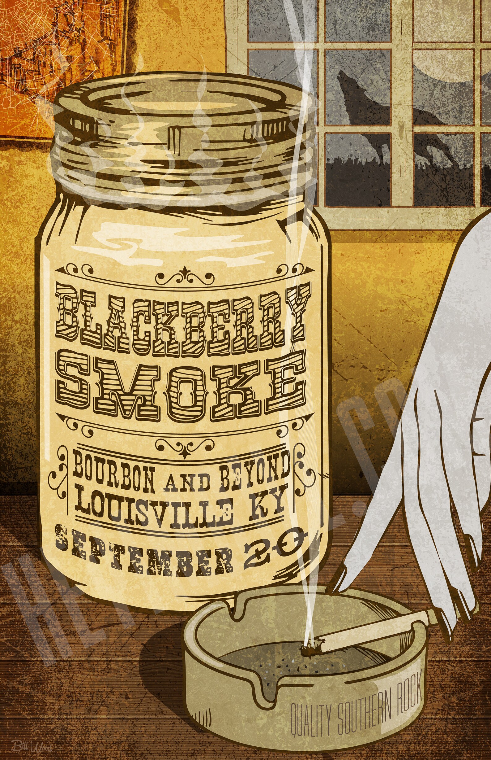 Blackberry Smoke Moonshine 11x17 concert poster Etsy