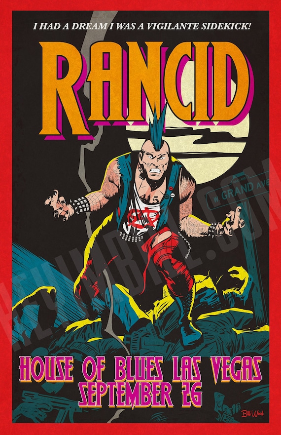 Rancid sidekick 13x19 Poster Print Etsy