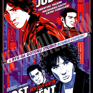 Judgment/lost Judgment 13x19 Gaming Poster Print - Etsy UK