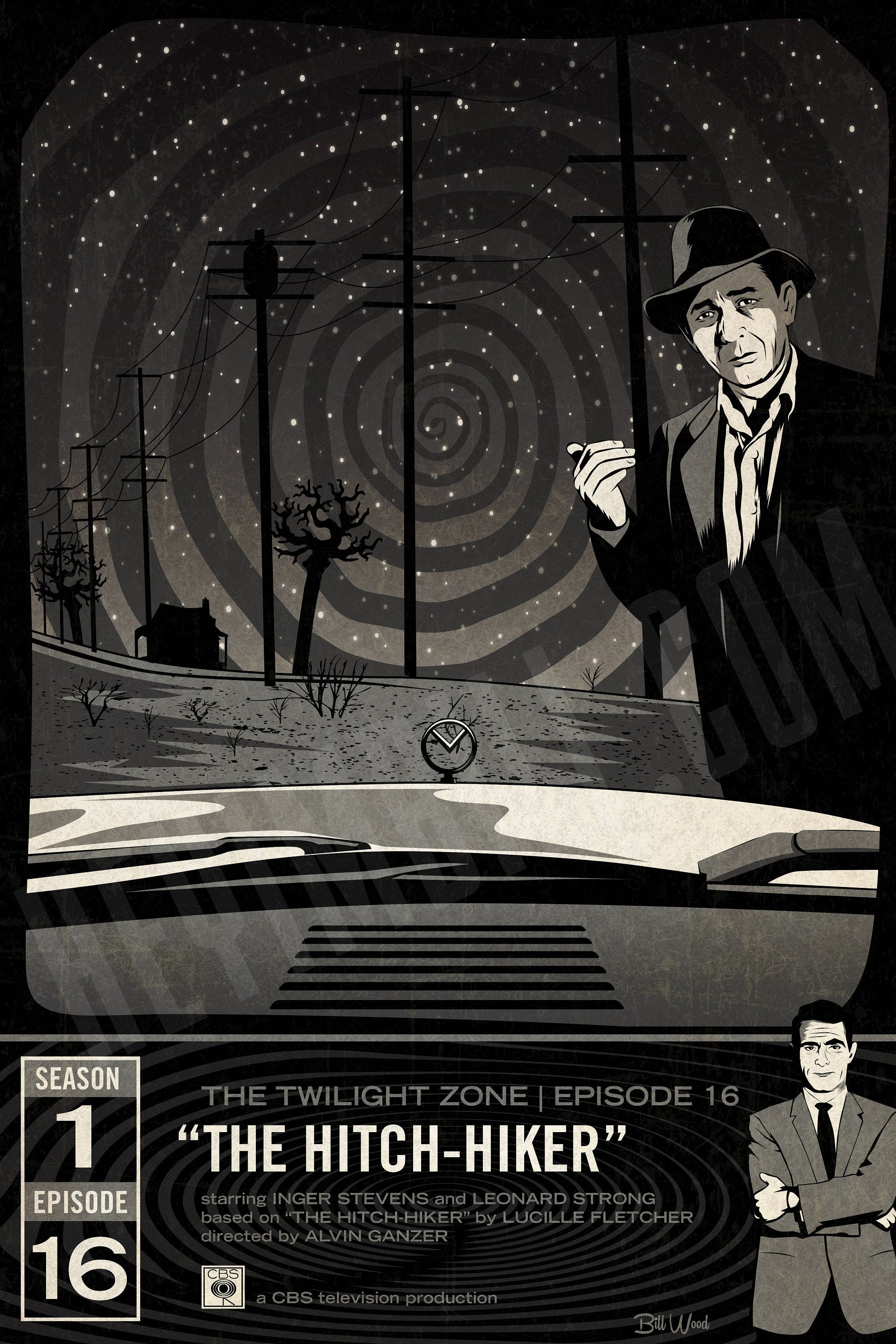 Twilight Zone The HitchHiker 11x17 poster Etsy