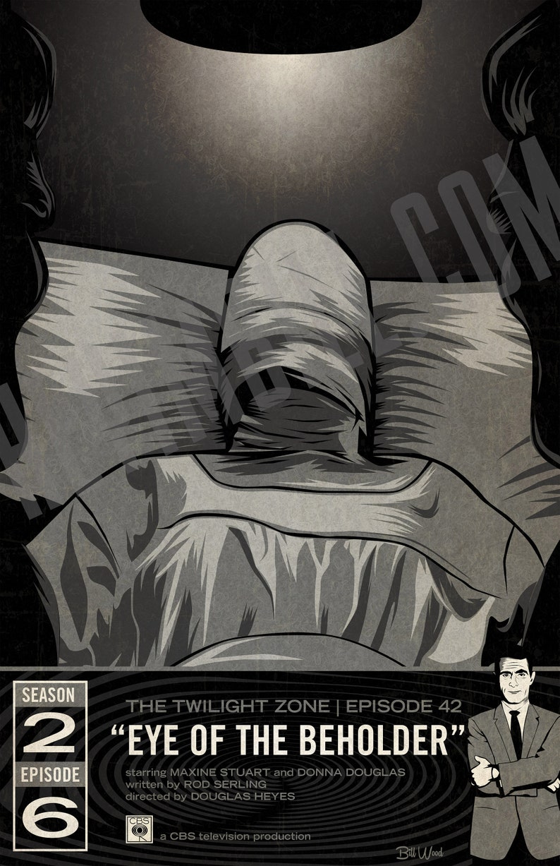 Twilight Zone Eye Of The Beholder 11x17 poster | Etsy