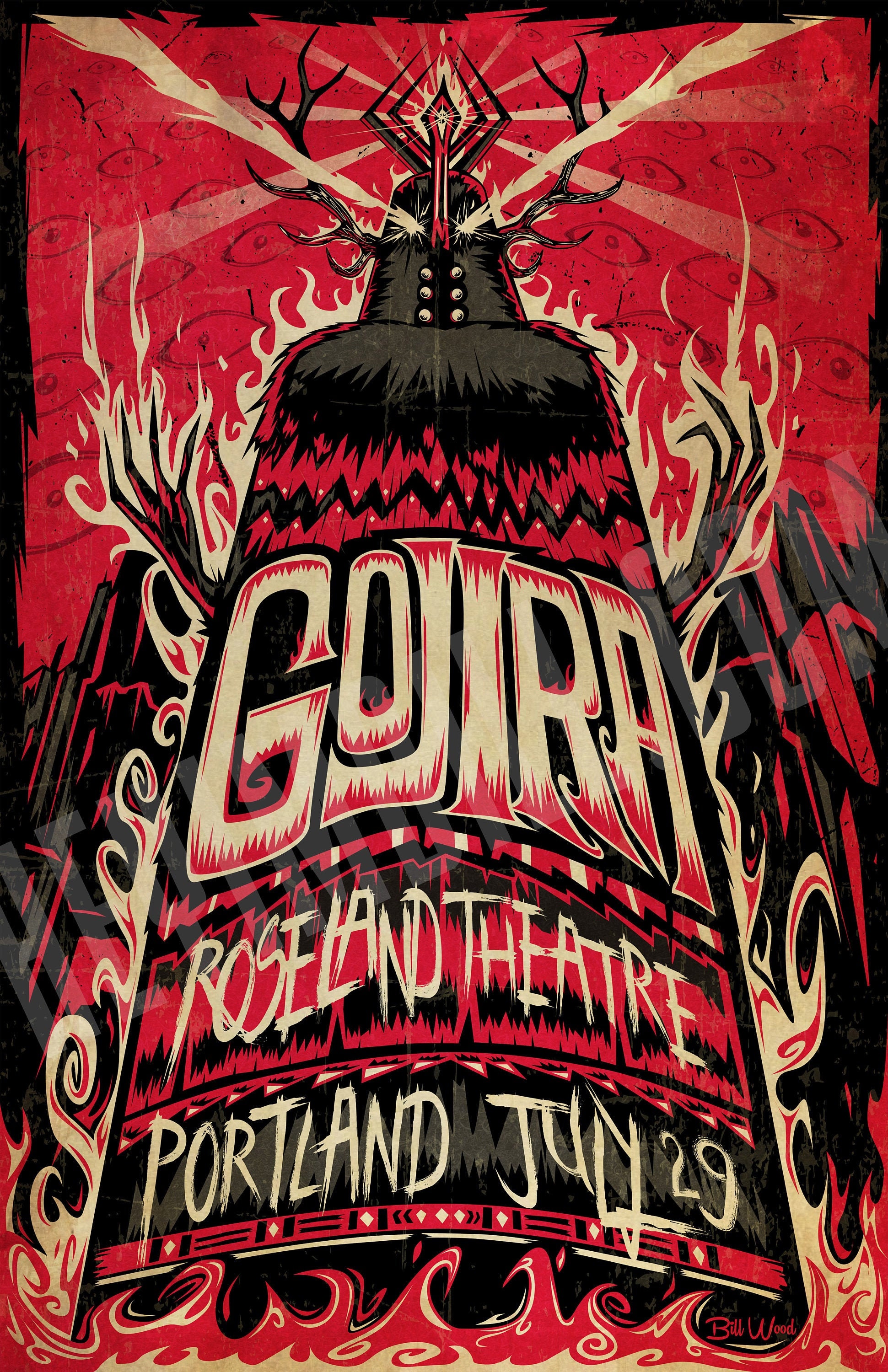 Gojira 11x17 concert poster Etsy