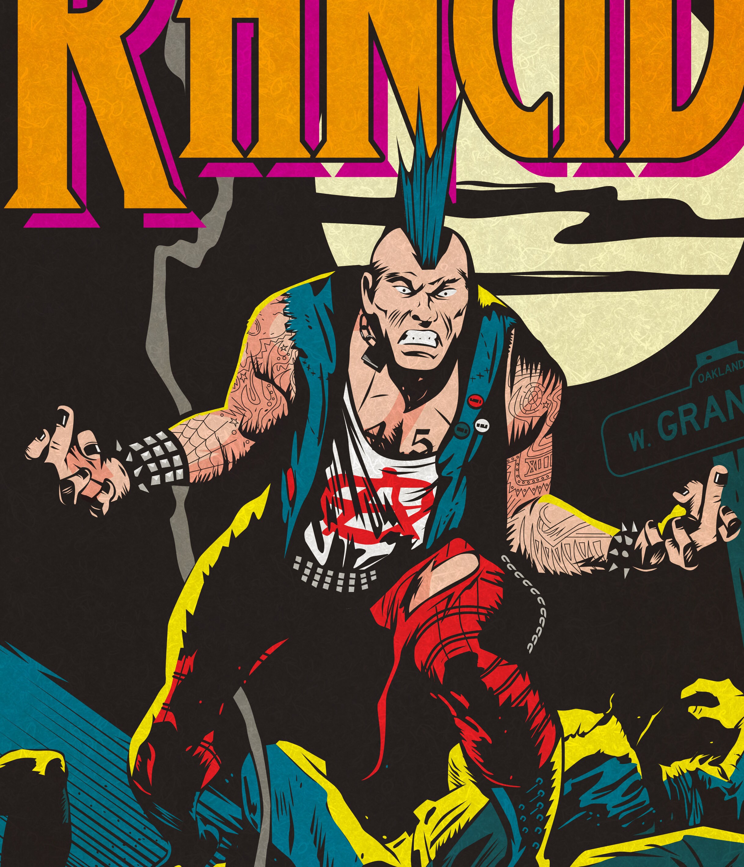 Rancid sidekick 13x19 Poster Print Etsy