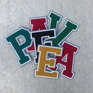 Handmade custom chenille letters ANY COLOR /Personalized gift ideas