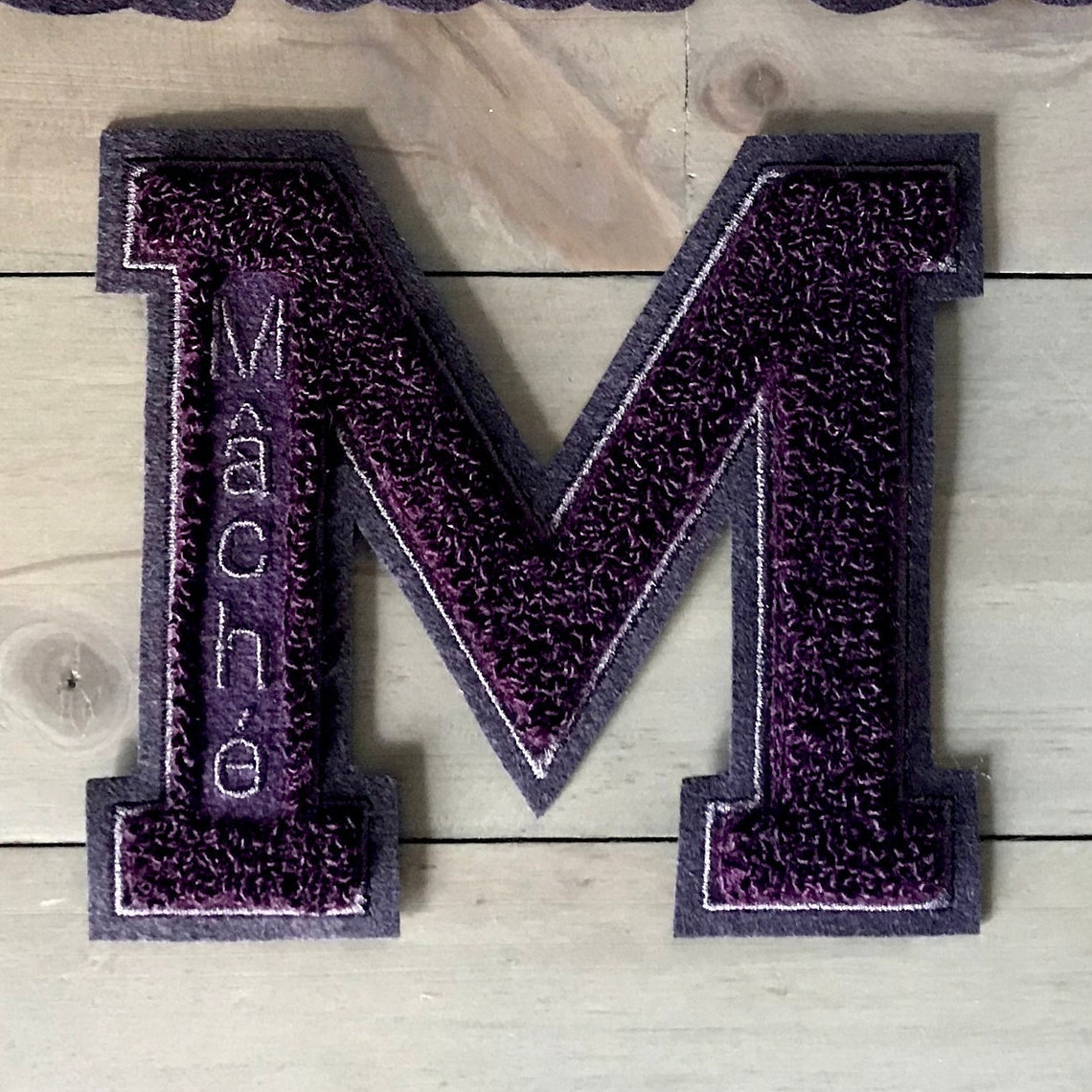Personalized Chenille Letters. Etsy