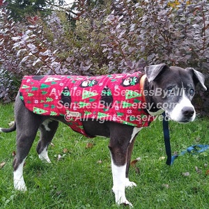Tartan Plaid Sherpa Lined Dog Jacket 
