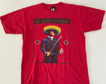 Vintage 2000 Rage Against the Machine Emiliano Zapata T-shirt - Etsy