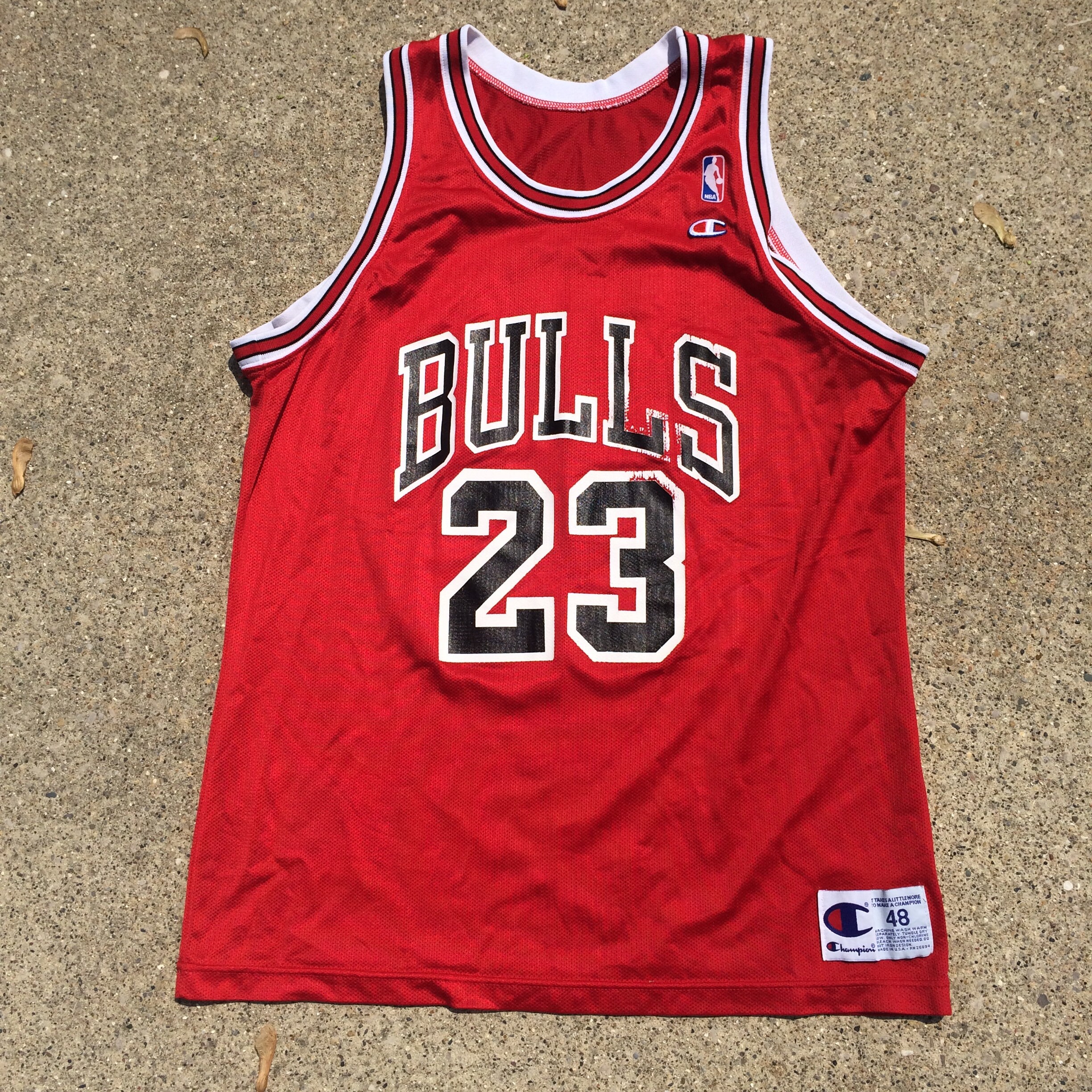 Chicago bulls jersey 23 champion Clearance
