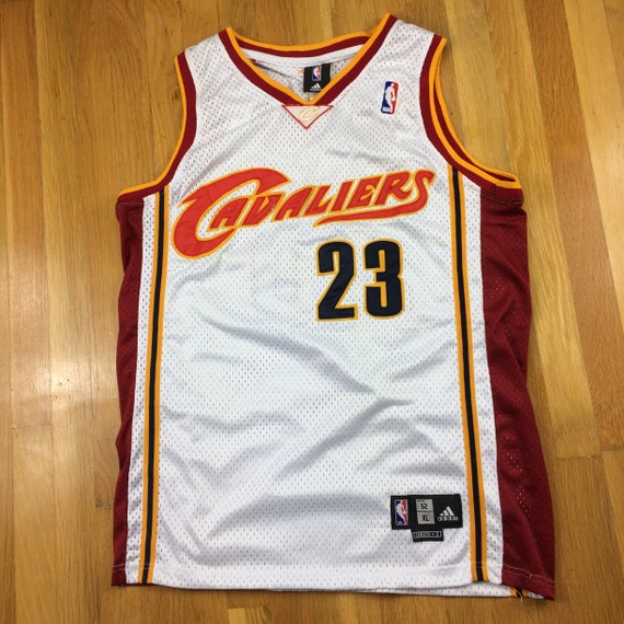 Cleveland Cavaliers #23 Lebron James Nike Jersey Youth M +2 Length White  NBA