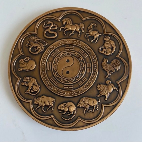 Vintage 1989 Franklin Mint Annual Calendar Art Medal 3