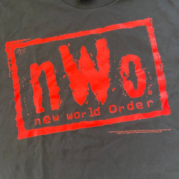 Vintage 1998 NWO Wolfpac T-shirt Mens XL WCW Wrestling New World