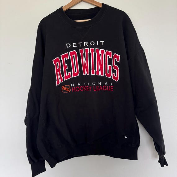 Vintage 90s Russell Athletic Detroit Red Wings Sweatshirt Mens XXL