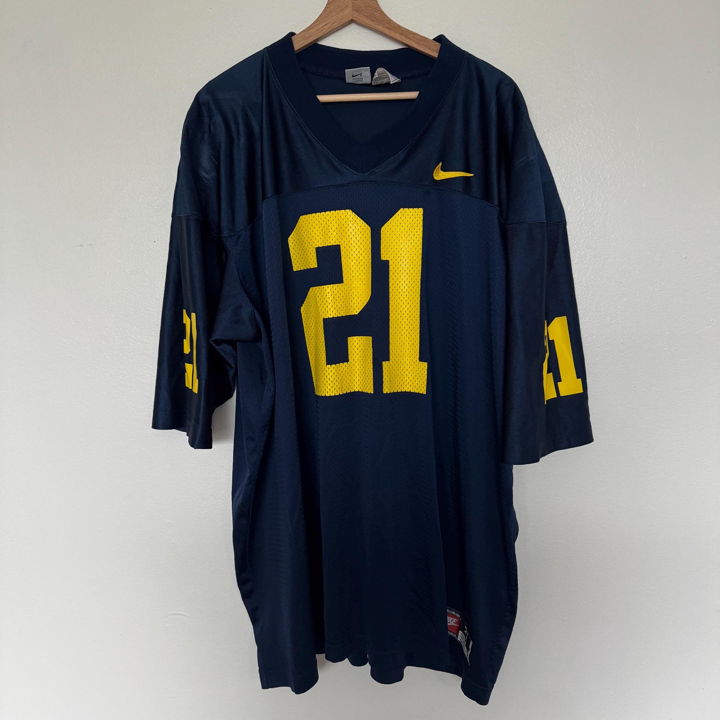 Vintage 90s Nike Michigan Wolverines Desmond Howard Football