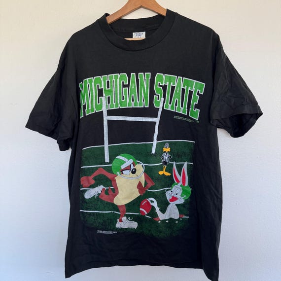 Vintage 1994 Taz Michigan State T-shirt Mens XL 90s College