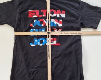 Vintage 1994 Elton John Billy Joel T-shirt Mens XL 90s Music