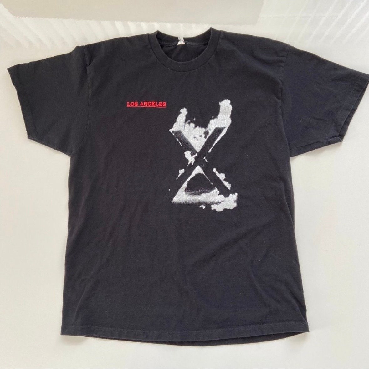 Buy Vintage X Band Los Angeles T-shirt Mens XL Black Music Punk Rock Album  Tour Tee Online in India - Etsy, image size:1179x1179