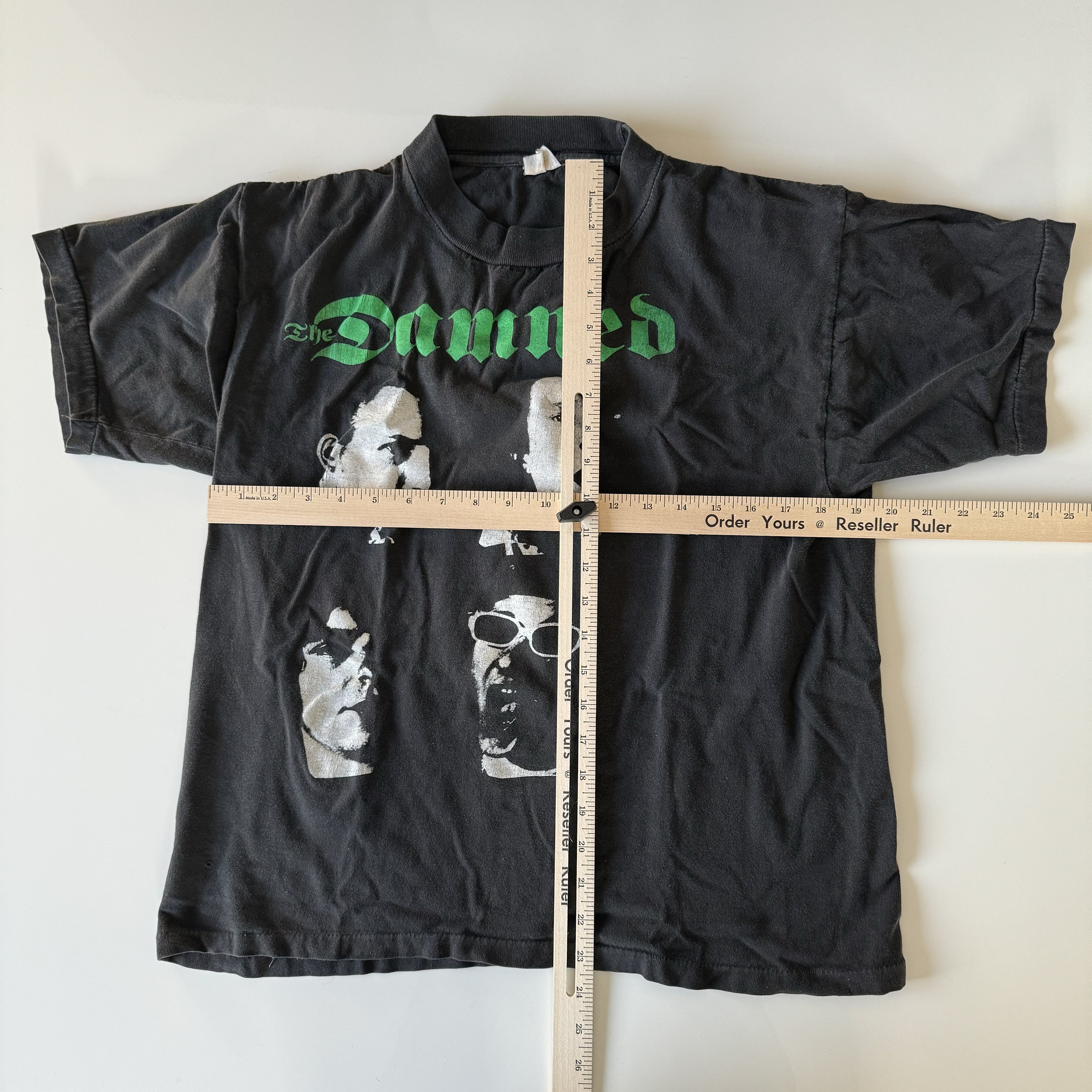 Vintage the Damned T-shirt Mens Medium Faded Distressed Music Punk