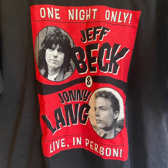 Vintage 1999 Jeff Beck & Jonny Lang Tour T-shirt Mens Large 90s