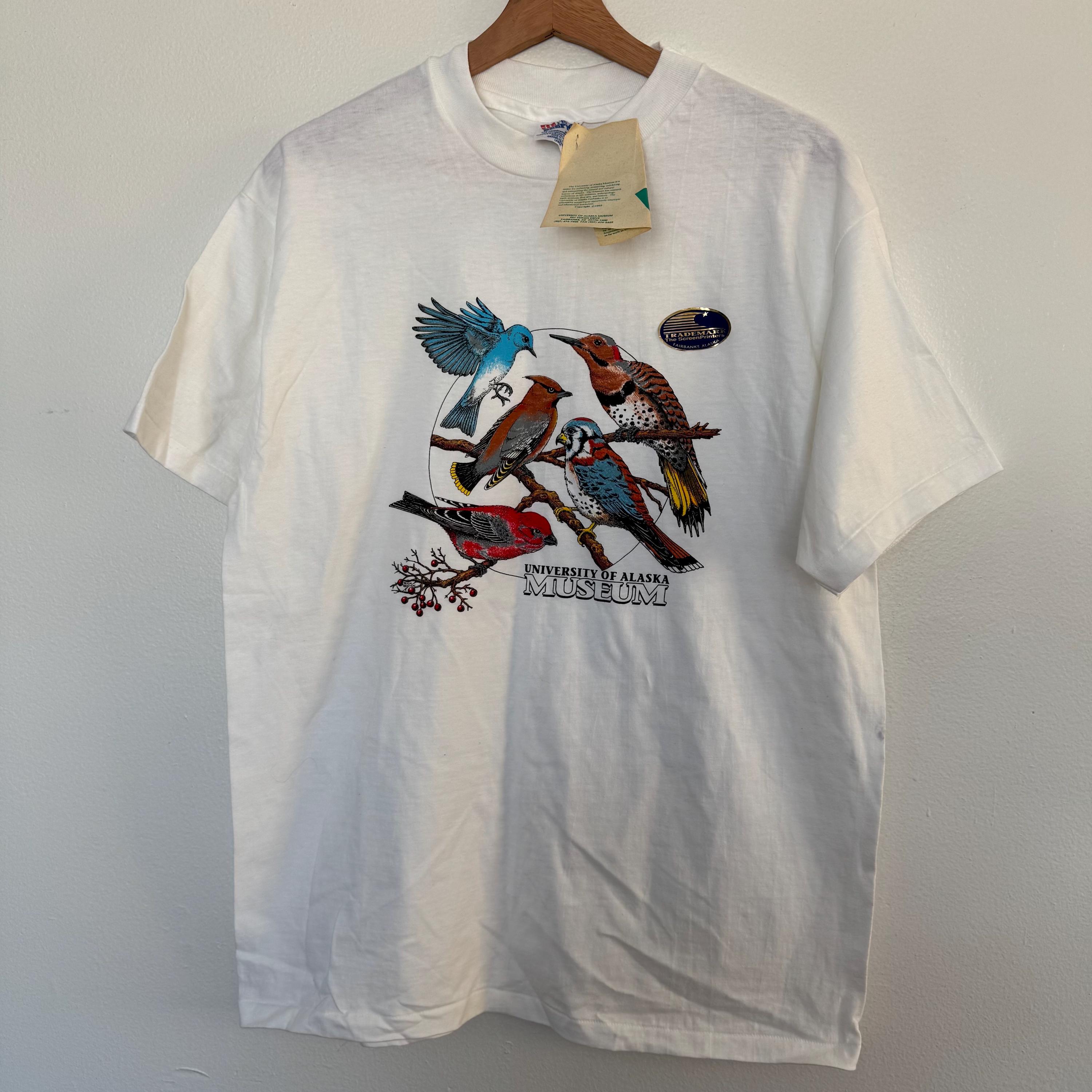 NEW Vintage 90s University of Alaska Museum T-shirt Mens Large