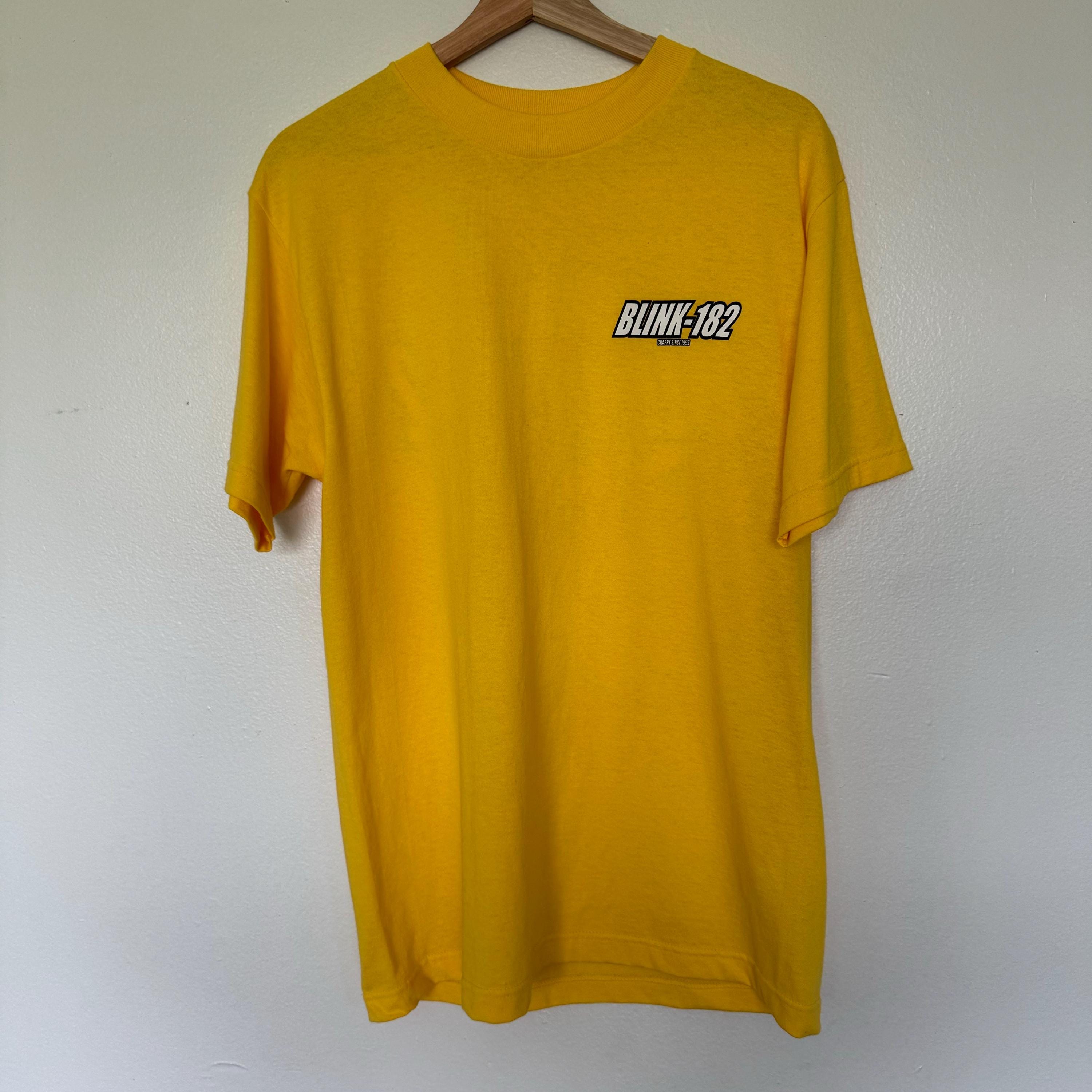 Vintage 90s Blink 182 T-shirt Mens Medium Crappy Since 1992 Music