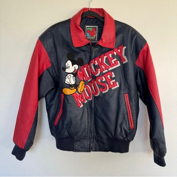 Mickey Unlimited Mickey Mouse Leather Jacket Adul… - image 1